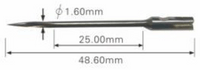 SAGA N4-EXL  - Needle FINE extra/ultra long 48.6 mm for... - 1