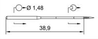 3418 R 090 - MY 1014 D R 90 - FLX1014D SY7258 34:18 Игла... - 1 3418 R 090 - MY 1014 D R 90 - FLX1014D SY7258 34:18 Игла... - 1