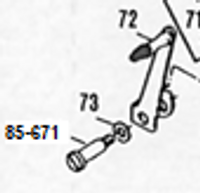 85-6710-0  - Hinge screw for Kansai Special - 1