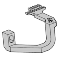 208220  - Differential feed dogs for edge binding L32 - 0