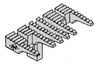 15-5830-0  - Feed dogs for 1/4x3/4x1/4 for 1508P-A - 1