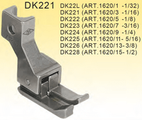 DK221 1/16 - Presser foot compensating Needle feed left... - 0