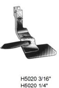 H5020 3/16 - Downturn left top stitch joiner foot 4,8 mm - 0