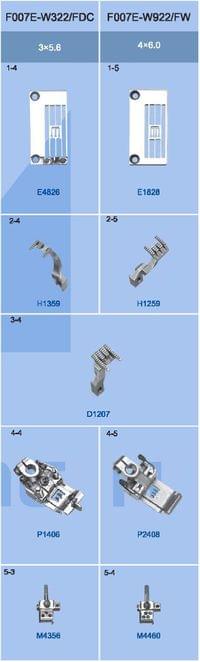 F007E-W922/FW - Иглен комплект 460 =... - 1 F007E-W922/FW - Иглен комплект 460 =... - 1