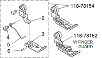 118-78162 - 118-78154 PRESSER FOOT FOR EDGE BINDING... - 1