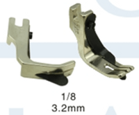 P12 1/8 - 36465 Presser foot w hinge guide 3.2 mm - 1