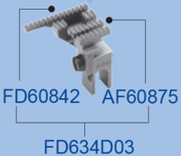 AF60875  - Auxiliary feed dogs for cord FD634D03 =... - 0
