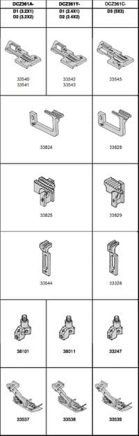 DCZ-361A-D2  - Иглен комплект 3,2x2 =... - 0