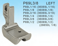 P69L 3/8 - 36069L Presser foot for cording/piping left... - 0