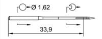 1205 R 110 - 34 (R) 110 - 287 16X1 TFX1 70 Игла Игли - 1