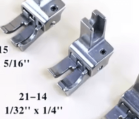 21-14 - DUAL COMPENSATING TWO-SIDED PRESSER FOOT 1/32x1/4... - 0