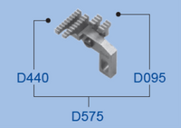 124-80109  - D095 Auxiliary feed dogs - 1