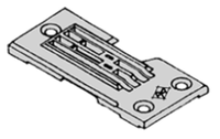 129-23801 - Needle plate 1/4 for MS-1190 - 1