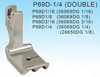 P69D 1/4 - 36069D Presser foot for cording/piping double... - 0