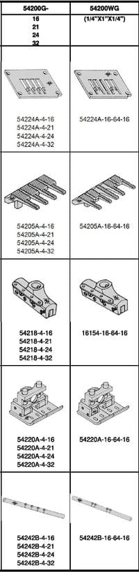 54200G-16  - 1404P-M 3/4 Иглен к-т 3/4 4N=3NDx1/4 =... - 1