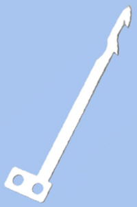 30219008 - P16-9 Нож долен дълъг кука UT Jack 8669 Shing Ray - 1