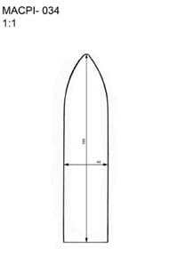 MACPI 034 - PTFE TEFLON-ALUMINUM IRON SHOE - 0