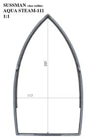 SUSSMAN AQUA STEAM-111 - ПОДЛОЖКА ТЕФЛОН-АЛУМИНИЙ - 0