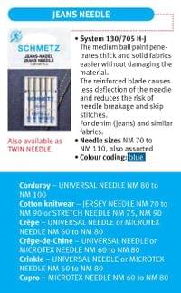 2230 H-J 100 - VES 130/705 H-J JEANS SUK 100 Игла за... - 1