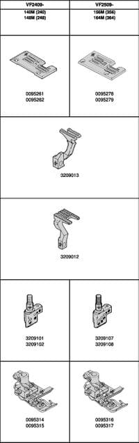 VF2409-140M  - Needle gauge 240 right fabric knife =... - 0