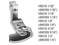 H5018 3/16 - 490359 Spring wire hemmer foot cross seams... - 0
