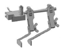 KG767D - N800 025009 Double edge guide for Durkopp - 1