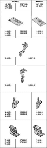 WX8803D 1/4  - Needle gauge 364 = 14-819 15-807 15-808... - 0