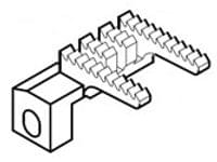 15-611 Or  - Feed dogs rear 4.8 for MZ and NM - original - 1