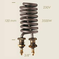 Q.1350 - 536. Нагревател 3/8 за Pony 3500W L=12.5 - 1