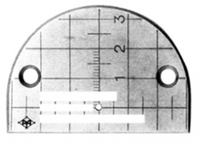 B1109-012-FOO mm - Needle plate for lockstitch graduated mm - 1