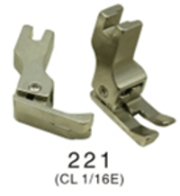 CL 1/16E - Presser foot left compensating 1.6 mm width 13 mm - 1