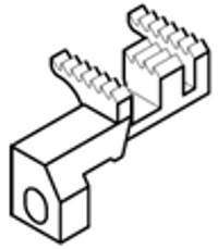 15-613 Or  - Feed dogs front 4.8 for MZ and NM - original - 1