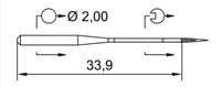 2015 SF 090 - 134 DPx5 SF NS 90 - 135X5 SF Игла Игли - 2