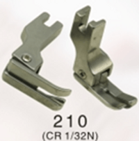 CR 1/32N - Presser foot right narrow compensating 0.8 mm... - 1
