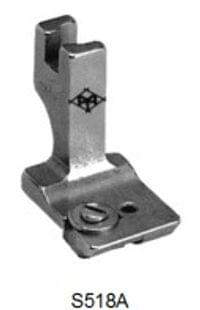S518A - Presser foot for invisible zipper adjustable - 0