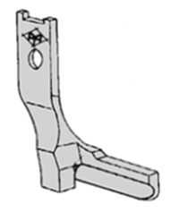 91-042443-93x65 - 42443 Presser foot outer 1/4 w 42442 - 0