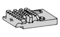 R6001-FOH-40B-A  - Main feed dogs 364 - 1