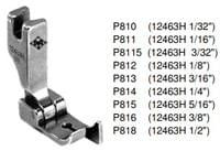 P818 1/2 - 12463HR Hinged presser foot w solid right... - 0