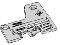 208676 - Needle plate 5x2x4 L32-559-208675 e 5x2x3 L32-555- - 0
