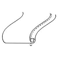 RF502 1/4  - KHF94R Roller Presser Foot Sewing Hemmer for... - 2