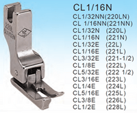 CL 1/16E ST - 221L Presser foot left compensating 1.6 mm... - 1