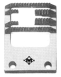 541647  - 410114 Feed dogs for Singer 20U ZZ ZZ zig-zag - 0