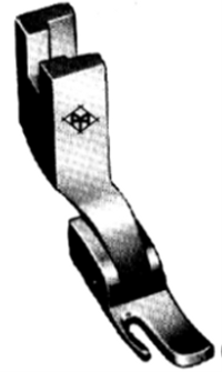 P360 - 121947H Presser foot for lockstitch left 6x1 mm - 1