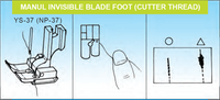 YS-37 - NP-37 Presser foot w knife - 2