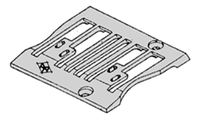 14-5830-0 - Плочка на 1/4x3/4x1/4 за DLR 1508P-A - 2 14-5830-0 - Плочка на 1/4x3/4x1/4 за DLR 1508P-A - 2