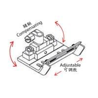 KP404G - Presser foot for belt 1/4-1-1/4 w guide - 2