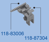 118-83006  - FD60830 Main feed dogs heavy class - 1