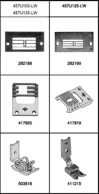 457U125-LW  - Needle gauge for Singer ZZ = 282190 +... - 0