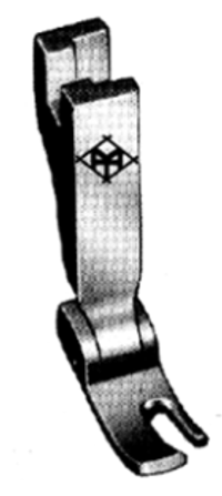 P361 - 121950H Presser foot for lockstitch right 6x1 mm - 1