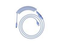 HP HyperX USB-C Coiled Cable Light Purple - 1